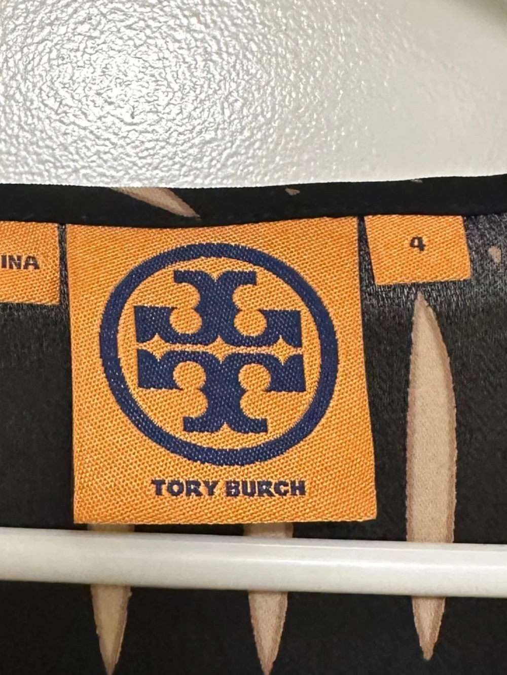Tory Burch 100% Silk Blouse Size 4